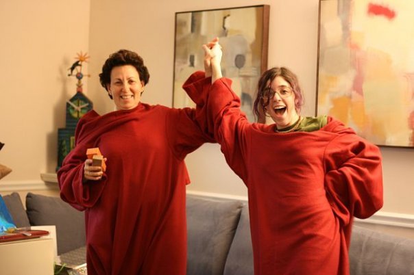 We got matching Snuggies! Hit me up high!